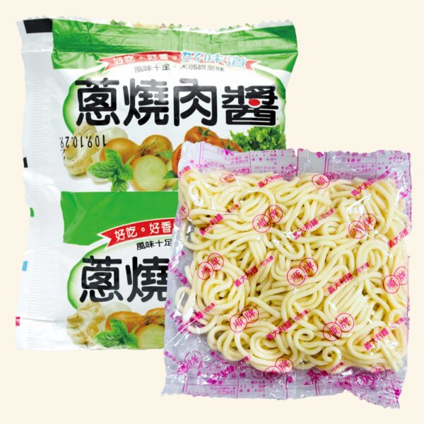 蔥燒鐵板麵