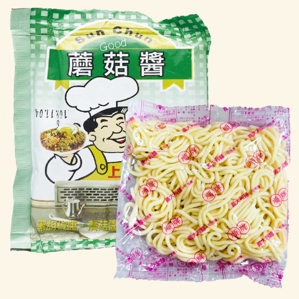 蘑菇鐵板麵